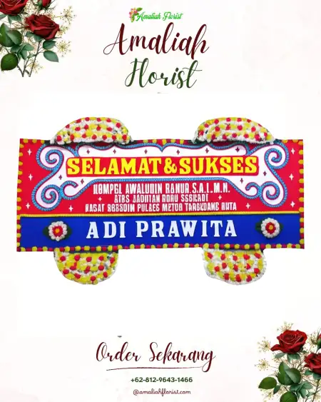 Papan Bunga Ucapan Selamat Danyang